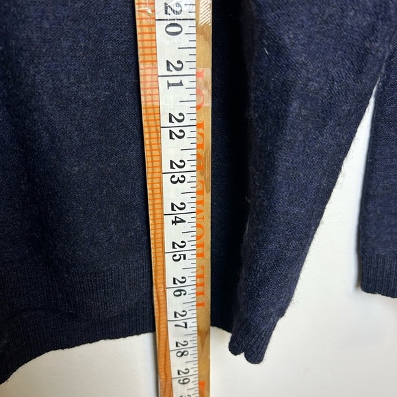 Smartwool Navy Blue 100% Merino Wool Sweatshirt Zip Men’s Size S minimalist - Picture 12 of 14